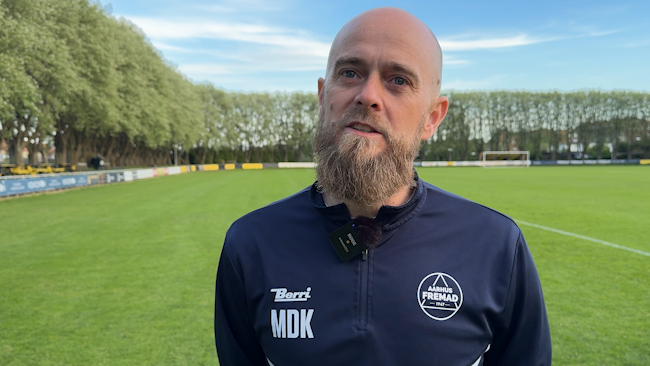 Morten Kjærgaard interviewes